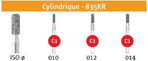 FRAISE DIAMANTEE CYLINDRIQUE 835KR