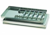 PLATEAUX DE RANGEMENT INOX 28x18